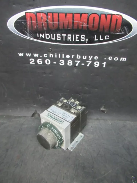 Agastat Time Delay Relay 1.5-15 Seconds 7012Ac 120 Vac Voil 600 Vac 10 Amp
