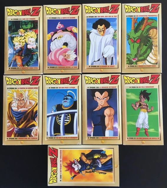 CASSETTES VHS DRAGON Ball Z DBZ Vol 1 à 2 & 4 à 10 FR EUR 20,00 PicClick FR