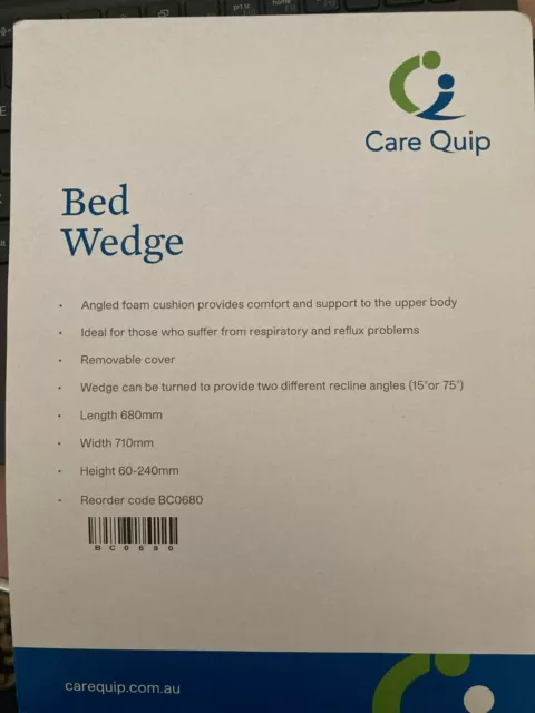 Care Quip Bed Wedge Pillow 3