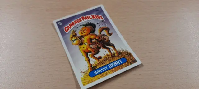 Horsey Henry 86a Garbage pail kids original card from 1980's