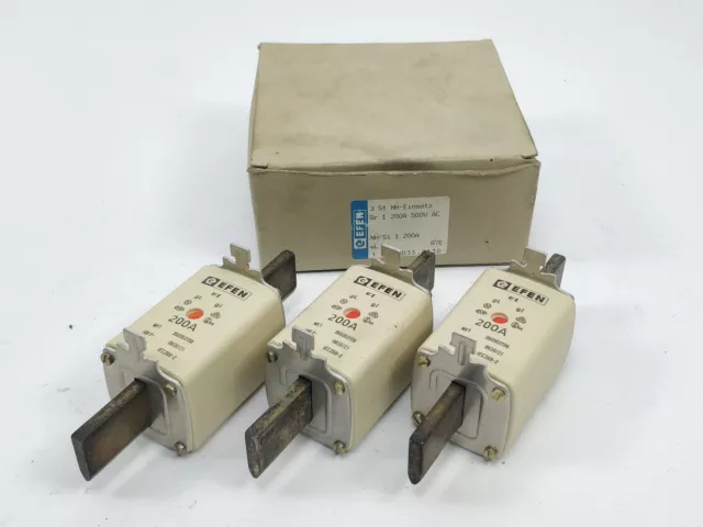 Efen 350350130 Fusible 200A 500V Gl NH1 120kA 3Pcs