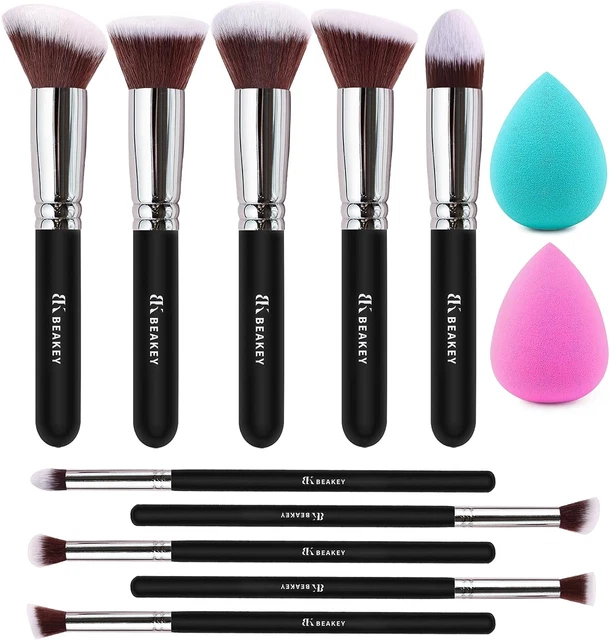 Pennelli Make up Premium Synthetic Pennelli Trucco Fondazione Cipria Fard, Ombre