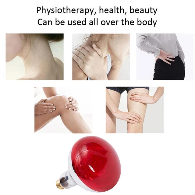E27 275W Infrared Red Heat Light Therapeutic Therapy Lamp Relief SAE Bulb R0U6