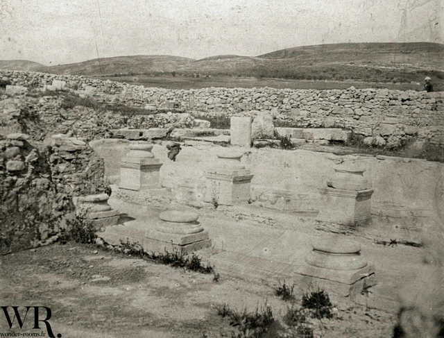 Maroc Morocco 1934 - Photo Plaque de verre Stereoscopique 6x13 - VOLUBILIS #127