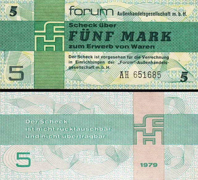 Germany DDR 5 Mark 1979, UNC, P-Fx3