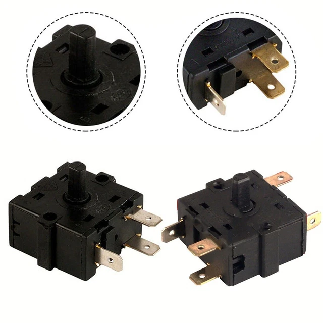 ELECTRIC ROOM HEATER 3 Pin 5Pin Rotary Switch Selector AC250V 16A