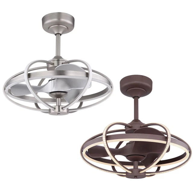 Ventilatore Da Soffitto Con Luce Dimmerabile E Telecomando – 6 Velocità, Silenzioso, Reversibile