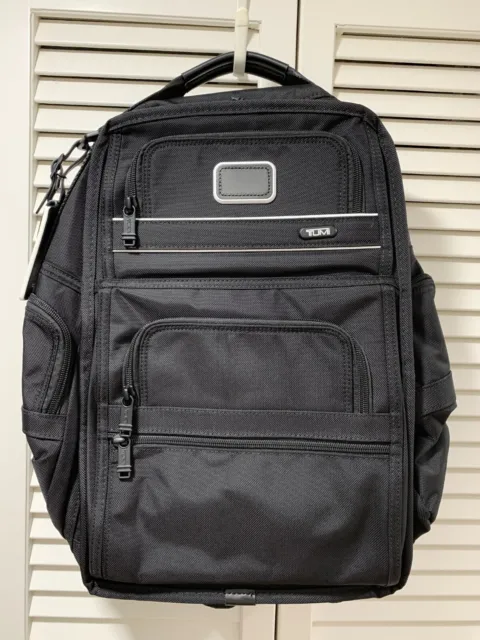 Tumi Nylon Alpha 3 Laptop Backpack Black
