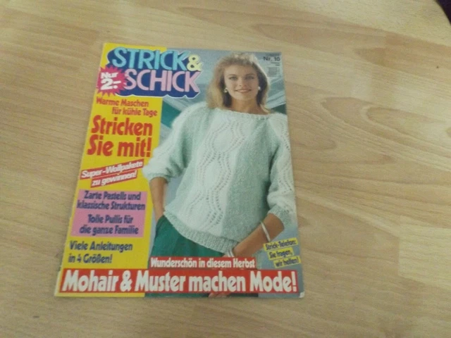 💚   Strick & Schick NR,10/1987  Handarbeit > Häkeln & Stricken > Anleitungen