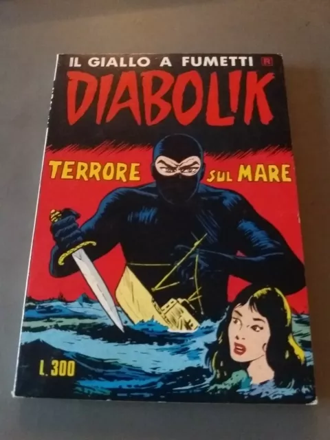 Diabolik Prima Ristampa R Serie Bianca Ottimo N. 7 Terrore Sul Mare