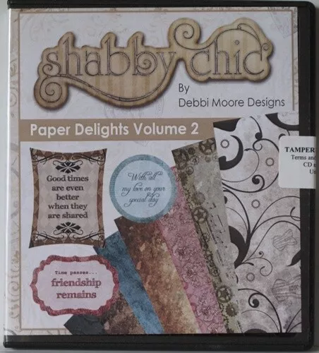 1 x Debbi Moore Designs Shabby Chic Paper Delights Volume 2 CD Rom (295811)