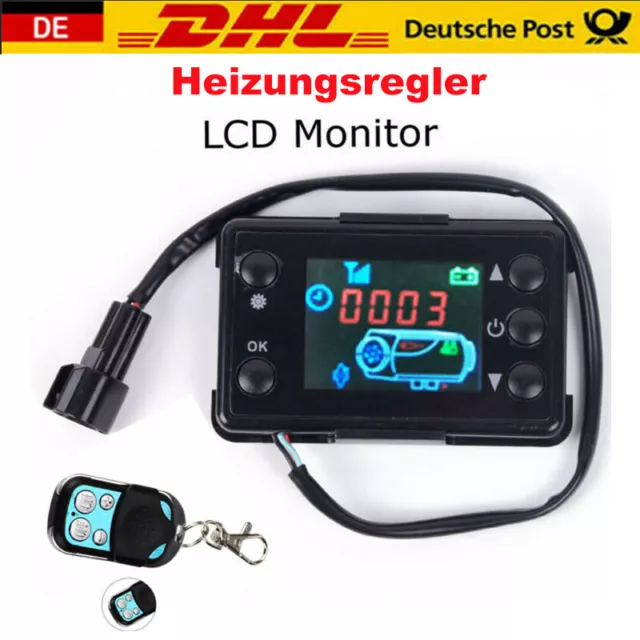 LCD Monitor Schalter Für Air Diesel Standheizung Luftheizung + Fernbedienung DHL