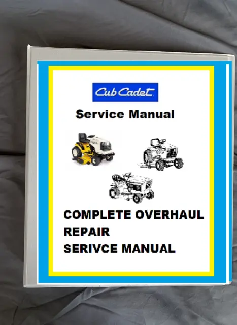 Cub Cadet LXT models  riding tractor mower Service Repair Manual