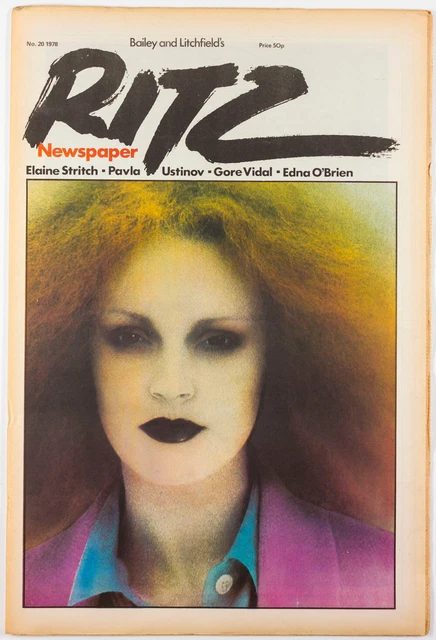 RITZ NEWSPAPER NO. 15 1978 / DAVID BAILEY / ICONIC JORDAN