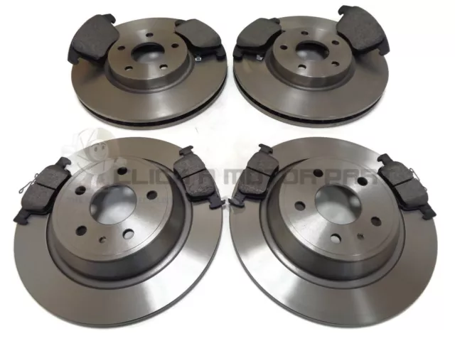 Ford Mondeo Mk5 2015-2020 Front & Rear Brake Discs And Mintex Pads (Check Size)