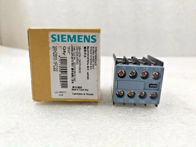 Siemens 3Rh2911-1Fc22 Blocco Interruttore Ausiliario