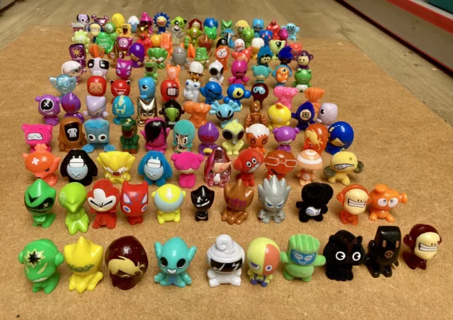 Big Bundle Of 128 GoGos Crazy Bones Collectable Mixed Figures