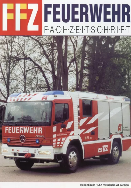 Rosenbauer RLFA with AT bodywork special pressure FFZ brochure 2002 fire brigade