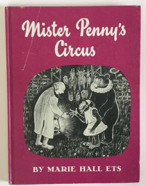 MARIE HALL ETS MISTER PENNY’S CIRCUS Weekly Reader Book Club H/C 1961 ...