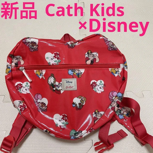 Cath Kids Disney Collaboration Alice Heart Backpack Red