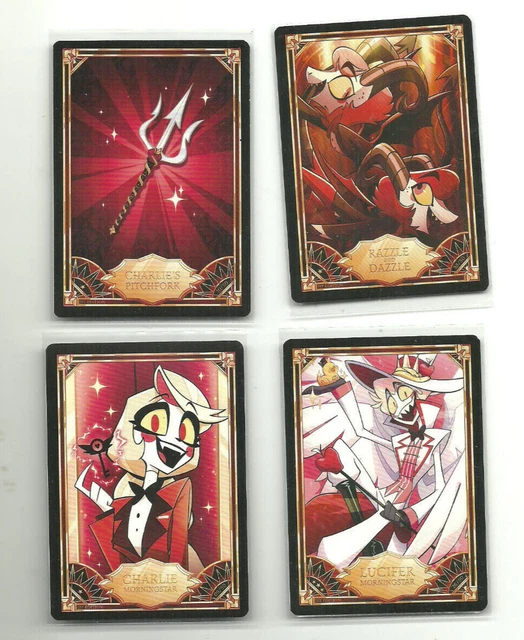 HAZBIN HOTEL 1ST Edition LUCIFER CHARLIE RAZZLE DAZZLE Trading Cards ...