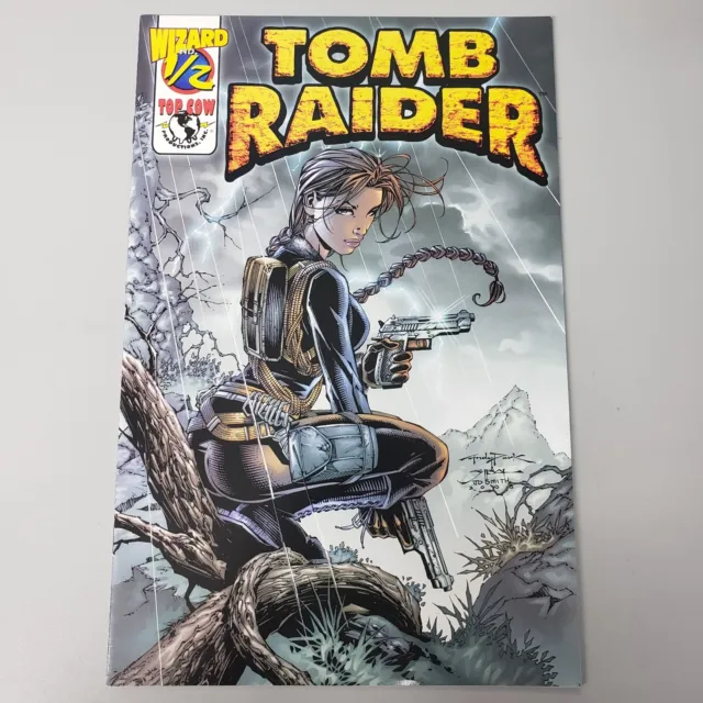 Tomb Raider 1/2 Wizard NM- Laura Croft Top Cow Comics 2000 with COA