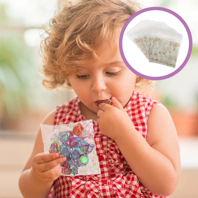400 pz sacchetto ghiaccio sul gambo mini sacchetti di plastica borsa portaoggetti