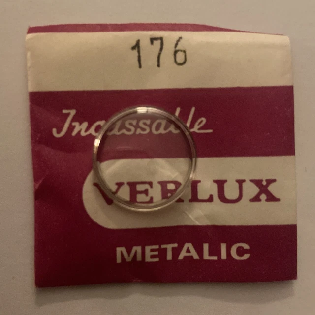 Verre De Montre De Plongée VERLUX METALIC (Plexi) – Neuf Diamètre 33.0 Mm