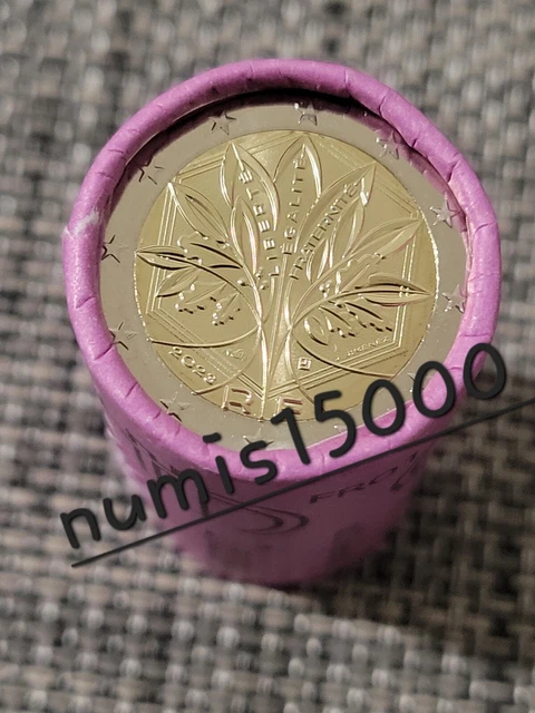 Pièce 2 Euros France 2023 – Armoiries De Charlemagne – Très Bon état