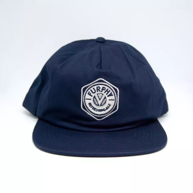 Official Furphy - Snapback Cap - Brand New - Adjustable - Navy Blue - 1 size