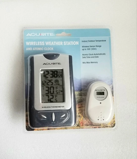 *NEW* ACU-RITE WIRELESS Weather Station Indoor Outdoor Digital ...