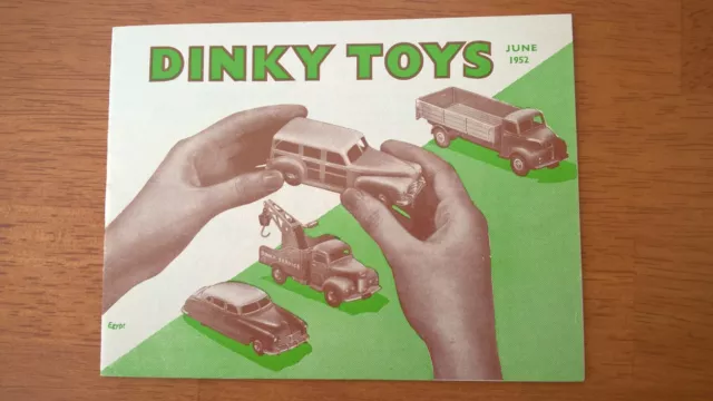 Dinky Toys 1952 Catalogue Mint Condition Reproduction Model Collection Magazine