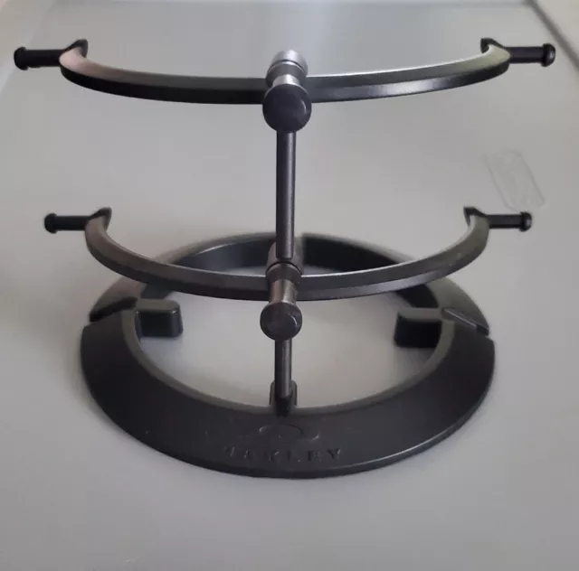 OAKLEY SUNGLASSES HOLDER STORE DIDPLAY 2 TIER Black 2.0 DISPLAY STAND X- METAL OAKLEY SUNGLASSES HOLDER STORE DIDPLAY 2 TIER Black 2.0 DISPLAY STAND X- METAL