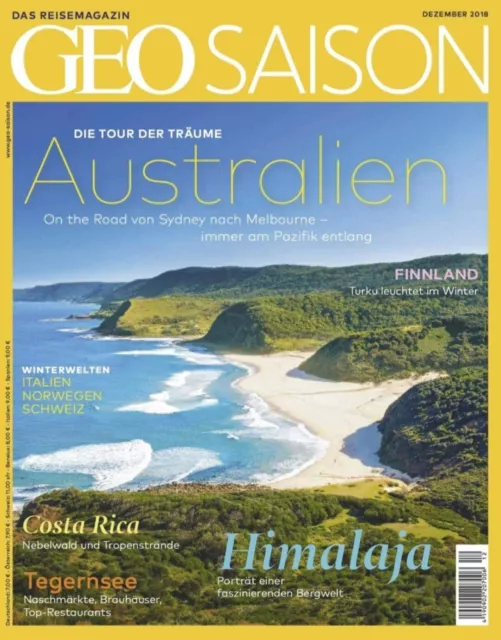 GEO Saison * Dezember 2018 * Australien, Himalaja, Costa Rica, Finnland *