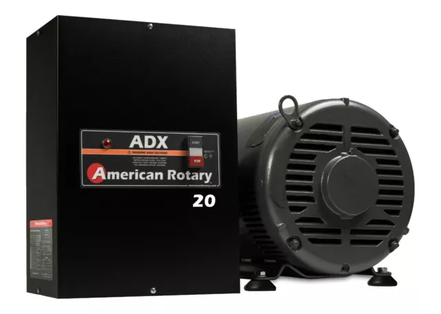 American Rotary Phase Converter ADX20 20HP Digital Smart Series Extreme Duty USA