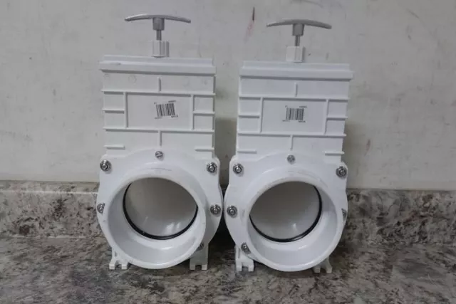 Valterra 6401GR 2 Pk 4 In Pipe Size PVC Body Gate Valve