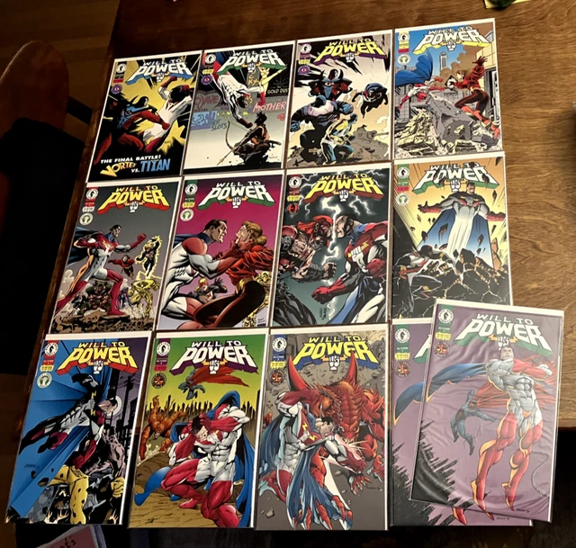 Will to Power - #1-12 Complete Set NM, Two #1's LOOK!