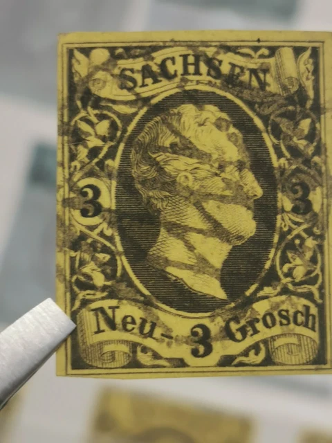 Sachsen Mi-Nr. 6 Gestempelt KW 45 € Gute Erhaltung
