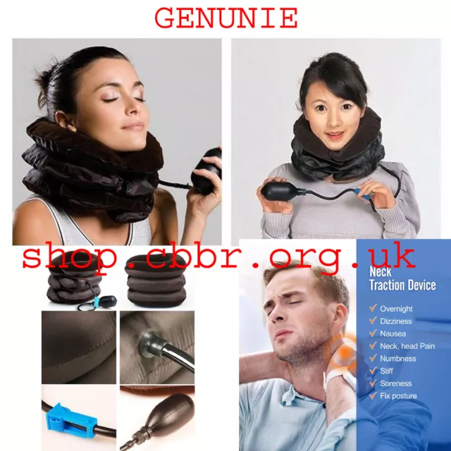 Neck Traction Inflatable Air Neck Support device  for Neck Pain relief