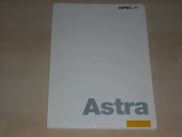 57610) Opel Astra Pressemappe 09/1991