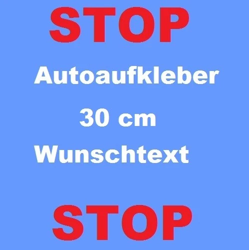 30cm Wunschtext DIY Name Auto Beschriftung Sticker Schriftzug