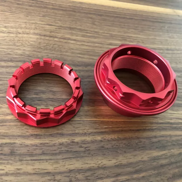 CNC Alu Radmuttern Set für MV Agusta F3 / F4 / B3 / B4 / Dragster rot