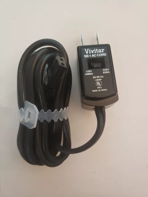 Vivitar 152/252 Flash, SB-1 AC cord