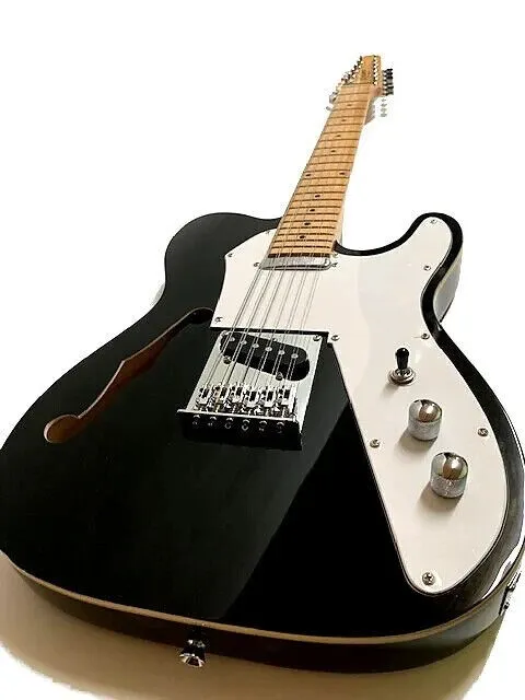 NEW SEMI-HOLLOW telecaster style THIN-LINE 12 STRING ELECTRIC GUITAR