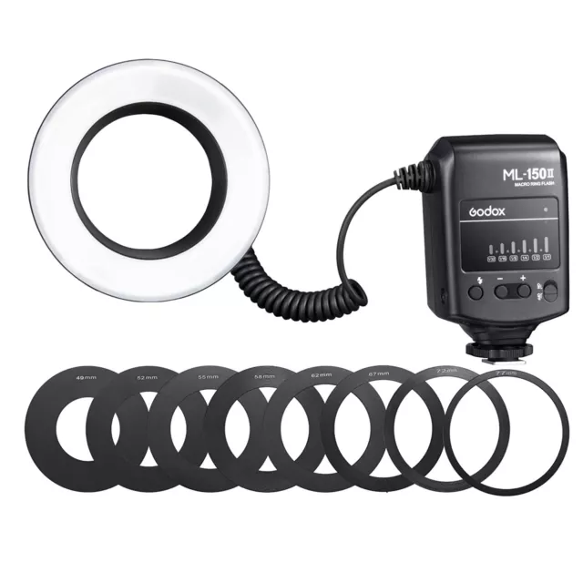 Godox ML-150 II Ring Blinken Licht Makro Kameras Kanon Nikon Pentax Olymp DSLR