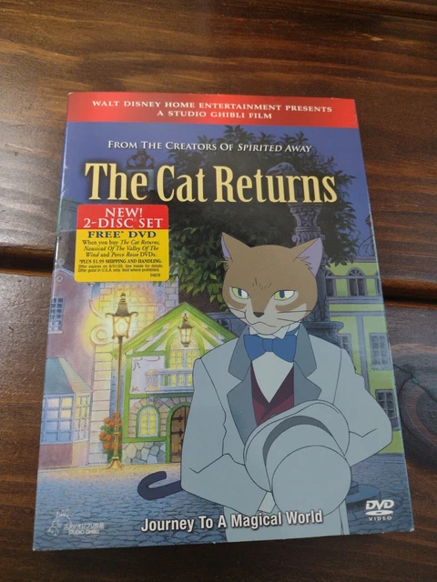 THE CAT RETURNS, 2-Disc DVD Studio Ghibli Set NEW Sealed Walt Disney 