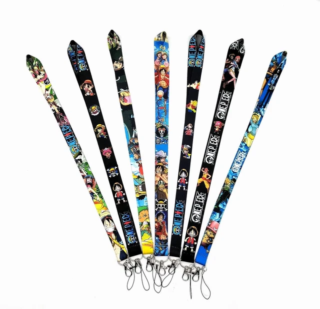 One Piece Anime Series Monkey D. Luffy Themed Lanyard With ID Badge Holder