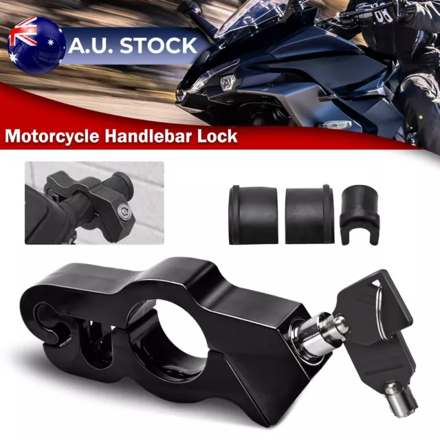 Motorcycle Security Grip Lock Handlebar Throttle Motorbike Bike Brake Heavy Duty