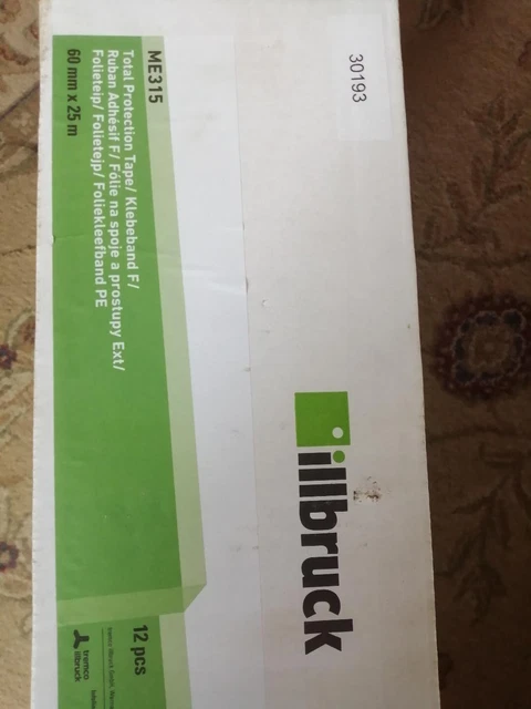 Illbruck ME315 Nastro Protezione Totale - 25m X 60mm x 12 Rotoli (Scatola) 