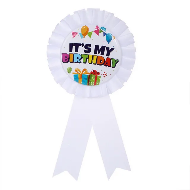 Insignia de cumpleaños Creative Dress Up It's My Birthday Badge Pin compacto
